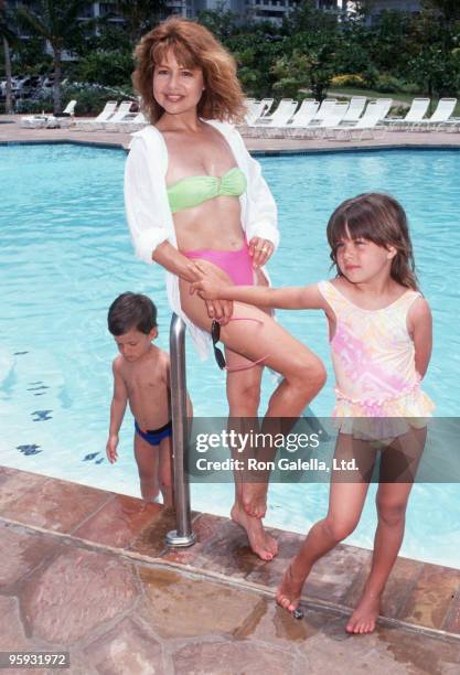 Pia Zadora, Kady Riklis and Kristofer Riklis