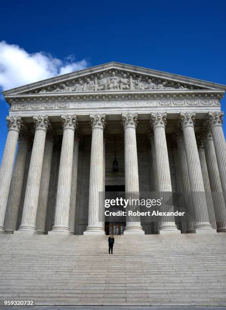 The U.S. Supreme Court Building in Washington, D.C., is the seat of the Supreme Court of the United States and the Judicial Branch of government.