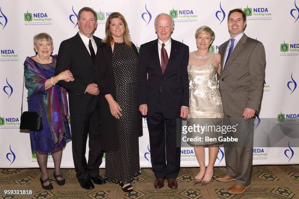 Melissa Nielsen, Greg Marjama, Kim Marjama, Don Nielsen, Karen Andonian, and Brad Andonian attend the National Eating Disorders Association Annual...