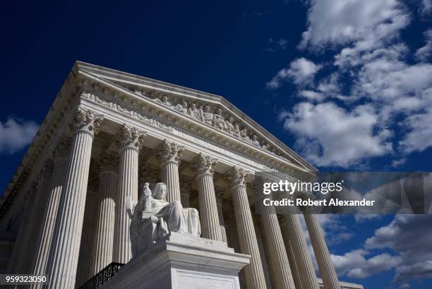 The U.S. Supreme Court Building in Washington, D.C., is the seat of the Supreme Court of the United States and the Judicial Branch of government.