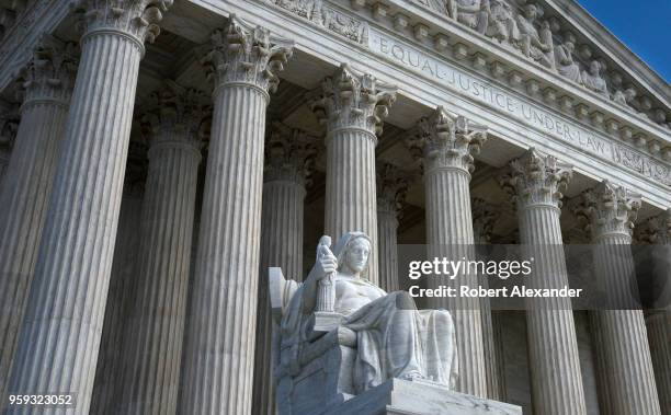 The U.S. Supreme Court Building in Washington, D.C., is the seat of the Supreme Court of the United States and the Judicial Branch of government.