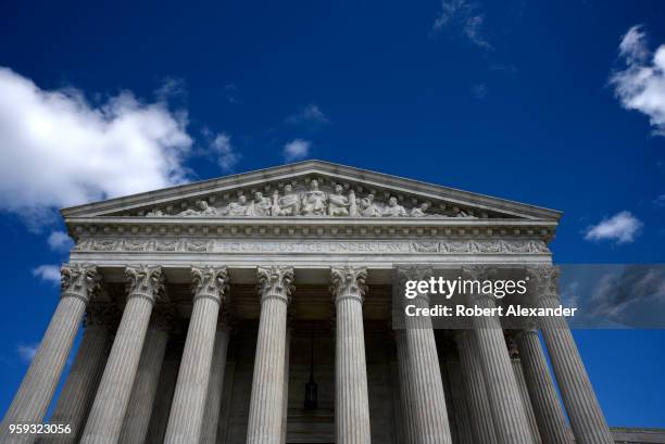 The U.S. Supreme Court Building in Washington, D.C., is the seat of the Supreme Court of the United States and the Judicial Branch of government.