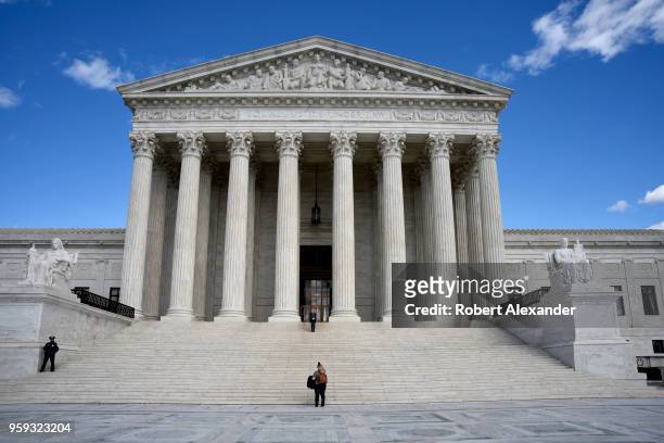The U.S. Supreme Court Building in Washington, D.C., is the seat of the Supreme Court of the United States and the Judicial Branch of government.