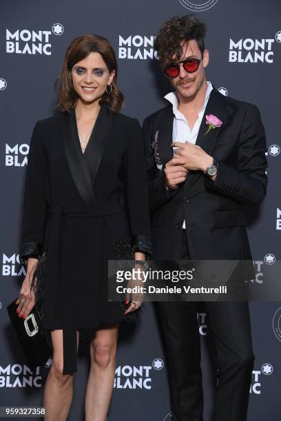 Macarena Gomez and Aldo Comas attend the Montblanc dinner hosted by Charlotte Casiraghi for the collection launch 'Les Aimants at Villa La Favorite...