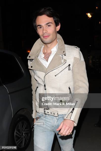 Mark-Francis Vandelli at the Chiltern Firehouse on May 16, 2018 in London, England.