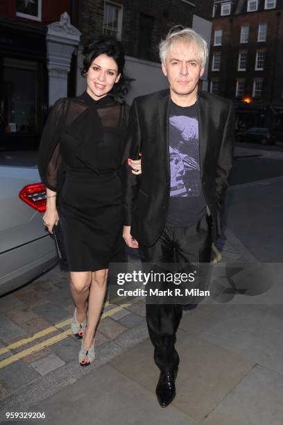 Nick Rhodes at the Chiltern Firehouse on May 16, 2018 in London, England.