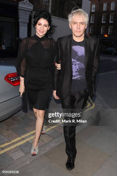 Nick Rhodes at the Chiltern Firehouse on May 16, 2018 in London, England.