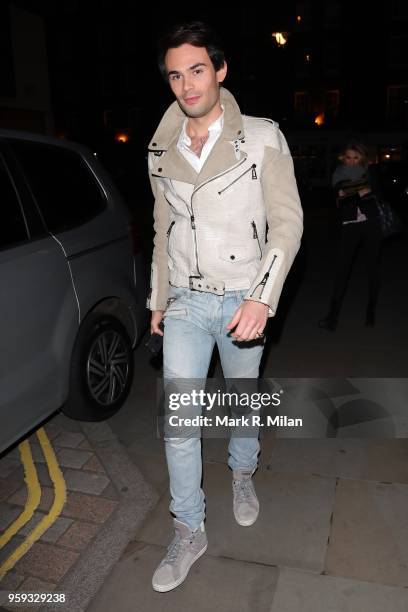 Mark-Francis Vandelli at the Chiltern Firehouse on May 16, 2018 in London, England.