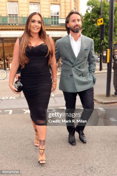 Tamara Ecclestone and Jay Rutland at the Maddox Gallery Westbourne Grove on May 16, 2018 in London, England.