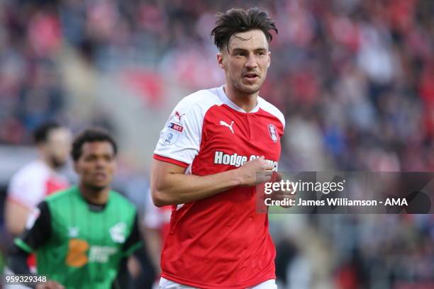 Joe Newell of Rotherham United during the Sky Bet League One Play Off Semi Final:Second Leg between Rotherham United and Scunthorpe United at The New...