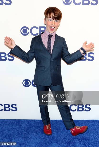 Actor Iain Armitage attends the 2018 CBS Upfront at The Plaza Hotel on May 16, 2018 in New York City.