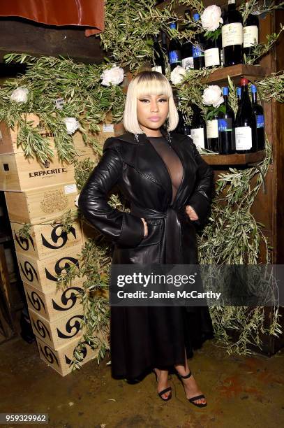 Nicki Minaj attends ELLE x Stuart Weitzman celebration of Giovanni Morelli's debut collection for Stuart Weitzman hosted by Nina Garcia on May 16,...
