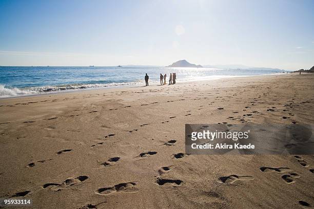 koijigahama beach, the pacific ocean, japan - atsumi stock pictures, royalty-free photos & images