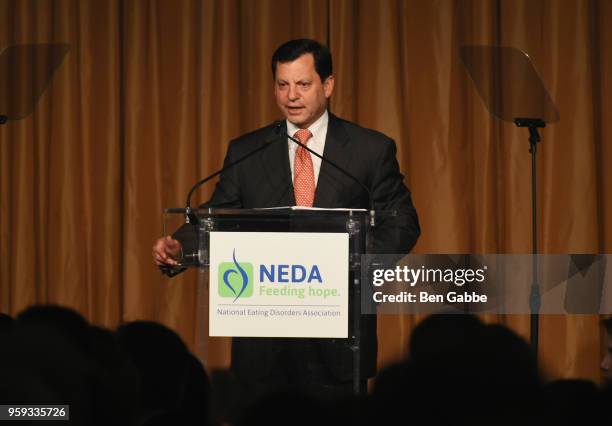 Frank Bisignano speaks onstage during the National Eating Disorders Association Annual Gala 2018 at The Pierre Hotel on May 16, 2018 in New York City.