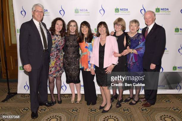 Ilene Fishman, Claire Mysko, Sondra Kronberg, Melissa Nielsen and Don Nielsen attend the National Eating Disorders Association Annual Gala 2018 at...