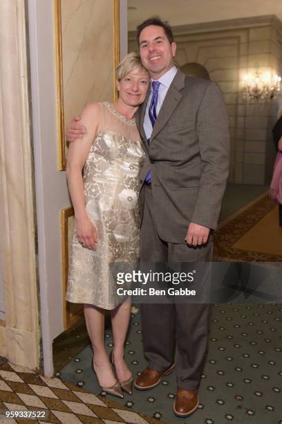Karen Andonian and Brad Andonian attend the National Eating Disorders Association Annual Gala 2018 at The Pierre Hotel on May 16, 2018 in New York...