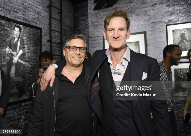 Kevin Mazur and Mark Seliger pose during a private viewing of "Photographs" at Chase Contemporary on May 16, 2018 in New York City.