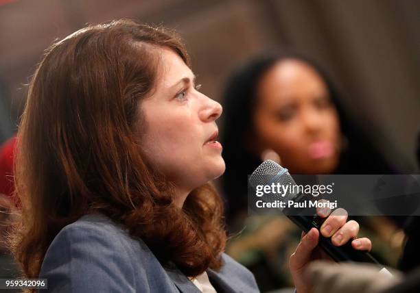 Nazaneen Grant, MD, Associate Professor of Otolaryngology - Head and Neck Surgery, MedStar Georgetown University Hospital, speaks during a panel...