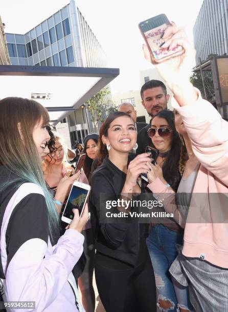 Selena Gomez visits PUMA Defy City to celebrate launch of PUMA Defy at Paramount Studios on May 16, 2018 in Los Angeles, California.