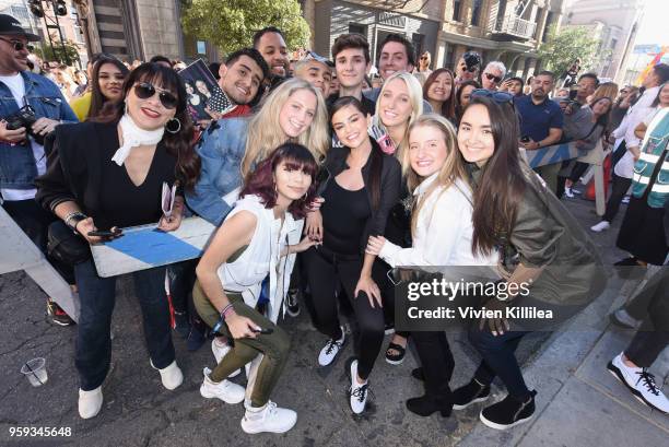 Selena Gomez visits PUMA Defy City to celebrate launch of PUMA Defy at Paramount Studios on May 16, 2018 in Los Angeles, California.