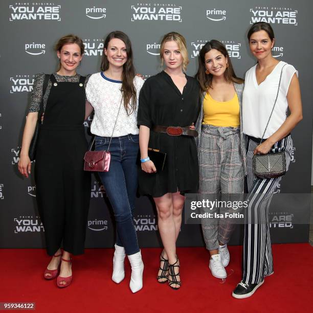 German actress Julia Hartmann, German actress Nina Gummich, Chryssanthi Kavazi, Susan Hoecke and guest attend the premiere of the second season of...