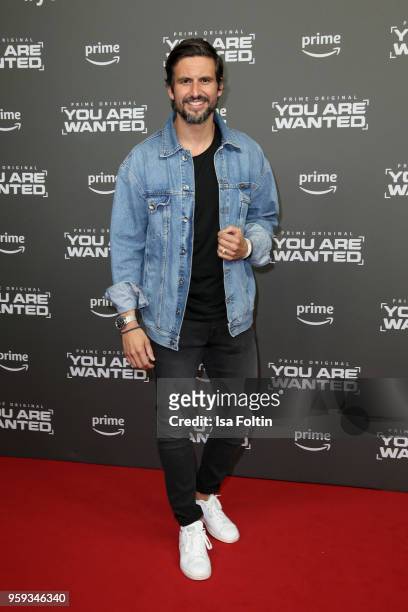 German actor Tom Beck attends the premiere of the second season of 'You are wanted' at Filmtheater am Friedrichshain on May 16, 2018 in Berlin,...
