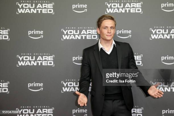 German actor, director and producer Matthias Schweighoefer attends the premiere of the second season of 'You are wanted' at Filmtheater am...