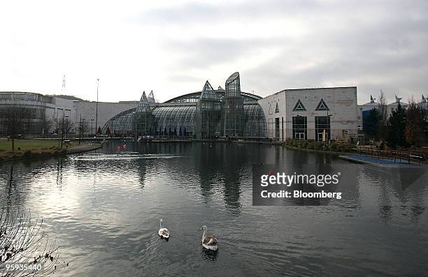 The Bluewater Shopping & Leisure Centre sits near Greenhithe, U.K., on Thursday, Jan. 21, 2010. U.K. Retail sales climbed less than economists...