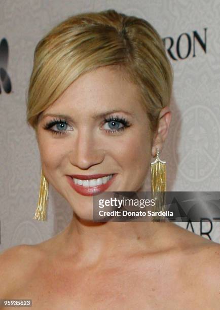Actress Brittany Snow arrives at The Art of Elysium's 3rd Annual Black Tie Charity Gala "Heaven" on January 16, 2010 in Beverly Hills, California.