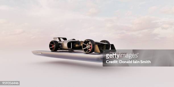 racing car on a mobile phone - streamlined stock pictures, royalty-free photos & images