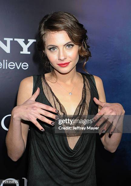 Actress Willa Holland attends the "Legion" Los Angeles Premiere at ArcLight Cinemas Cinerama Dome on January 21, 2010 in Hollywood, California.