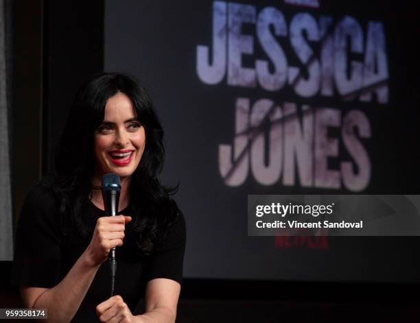 Actress Krysten Ritter attends SAG-AFTRA Foundation Conversations screening of "Jessica Jones" at SAG-AFTRA Foundation Screening Room on May 16, 2018...