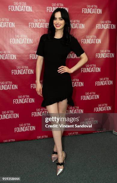 Actress Krysten Ritter attends SAG-AFTRA Foundation Conversations screening of "Jessica Jones" at SAG-AFTRA Foundation Screening Room on May 16, 2018...
