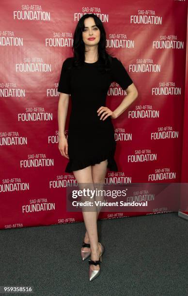 Actress Krysten Ritter attends SAG-AFTRA Foundation Conversations screening of "Jessica Jones" at SAG-AFTRA Foundation Screening Room on May 16, 2018...