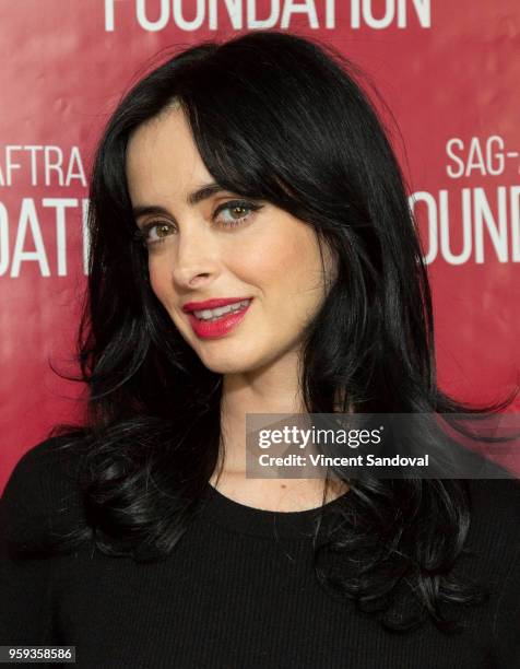 Actress Krysten Ritter attends SAG-AFTRA Foundation Conversations screening of "Jessica Jones" at SAG-AFTRA Foundation Screening Room on May 16, 2018...