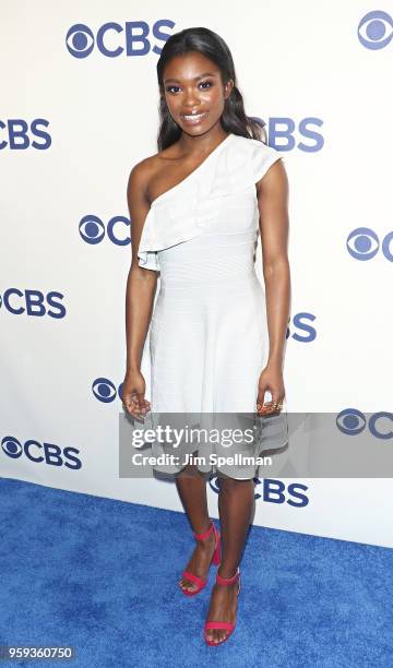 Actress Ebonee Noel attends the 2018 CBS Upfront at The Plaza Hotel on May 16, 2018 in New York City.