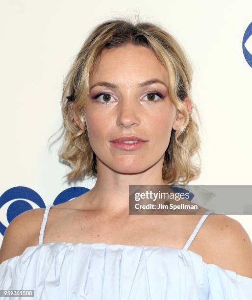 Actress Perdita Weeks attends the 2018 CBS Upfront at The Plaza Hotel on May 16, 2018 in New York City.