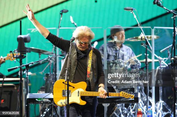 Daryl Hall of the band Hall and Oates performs at Xcel Energy Center on May 16, 2018 in St Paul, Minnesota.