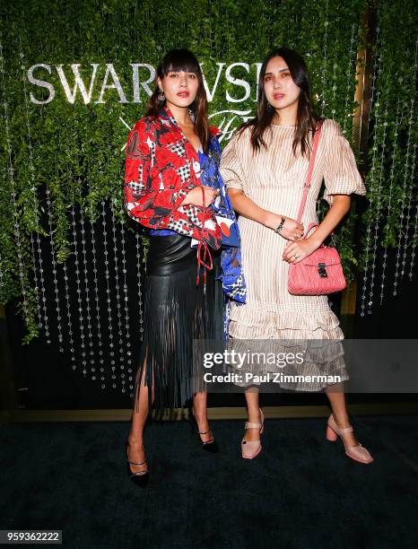 Natalie Lim Suarez and Dylana Suarez attend the 2018 CFDA Fashion Awards' Swarovski Award For Emerging Talent Nominee Cocktail Party at DUMBO House...