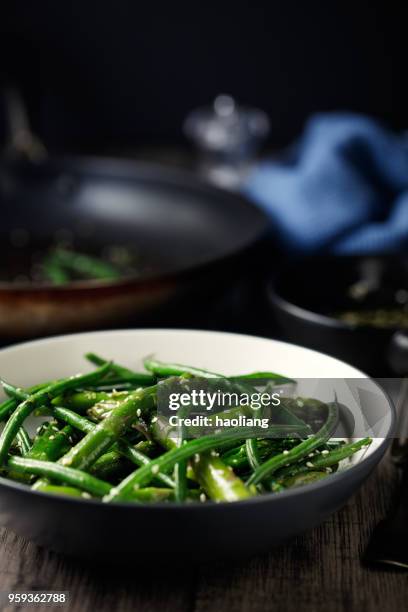 spring green with sesame oil - haoliang stock pictures, royalty-free photos & images