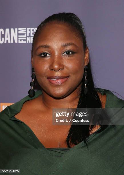 Director Apolline Traor attends the opening night of the 25th African Film Festival at Walter Reade Theater on May 16, 2018 in New York City.