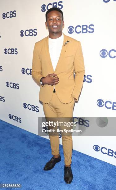 Actor Brandon Micheal Hall attends the 2018 CBS Upfront at The Plaza Hotel on May 16, 2018 in New York City.