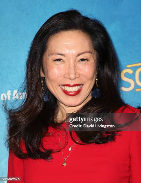 Actress Jodi Long attends the opening night of "Soft Power" presented by the Center Theatre Group at the Ahmanson Theatre on May 16, 2018 in Los...