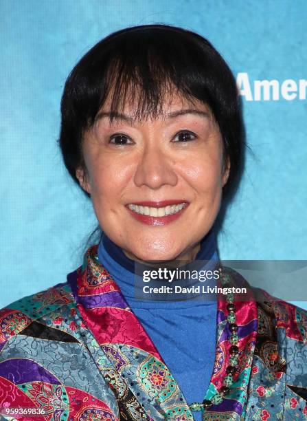 Actress June Angela attends the opening night of "Soft Power" presented by the Center Theatre Group at the Ahmanson Theatre on May 16, 2018 in Los...