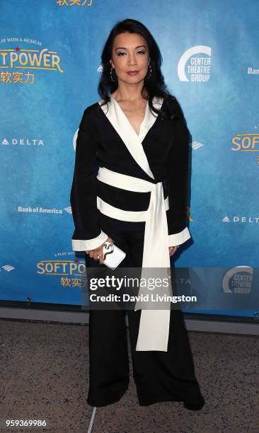 Actress Ming-Na Wen attends the opening night of "Soft Power" presented by the Center Theatre Group at the Ahmanson Theatre on May 16, 2018 in Los...