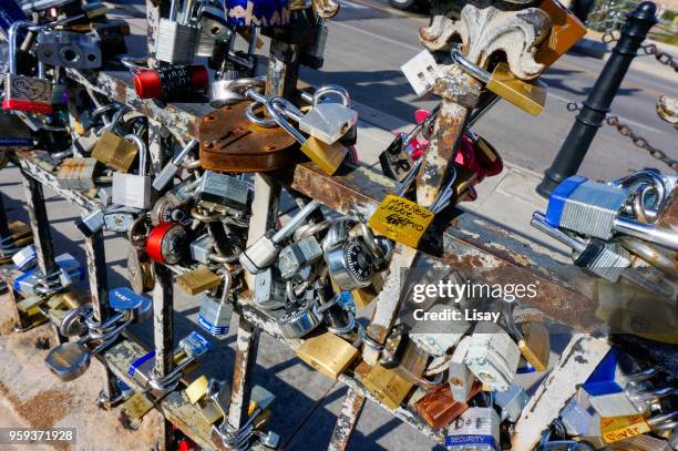 lake havasu city bridge locks - lake havasu stock pictures, royalty-free photos & images