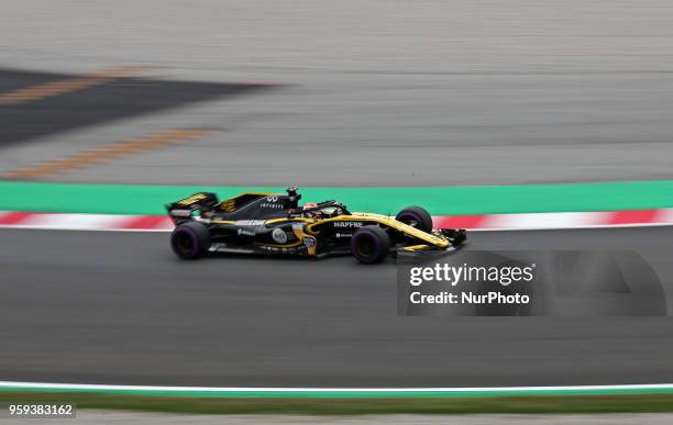 Jack Aitken, team Renault, during the Formula 1 testing at the Barcelona Catalunya Circuit, on 16th May 2018 in Barcelona, Spain. --