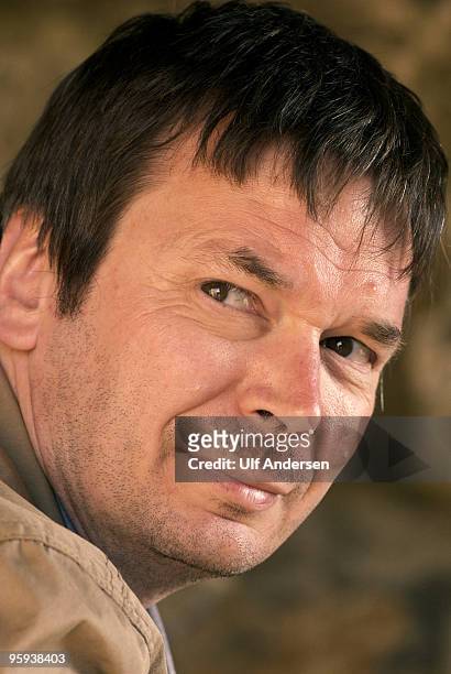 English writer/author Ian Rankin poses during a Portrait Session held at the book fair "Etonnants Voyageurs" on May 31, 2009 in Saint Malo, France.