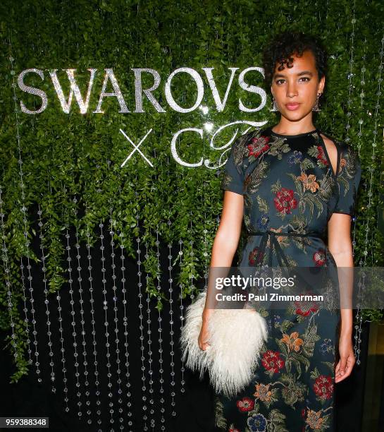 Artist and model Phoebe Collings-James attends the 2018 CFDA Fashion Awards' Swarovski Award For Emerging Talent Nominee Cocktail Party at DUMBO...