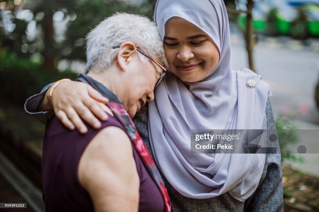 Consoling Her Grandma